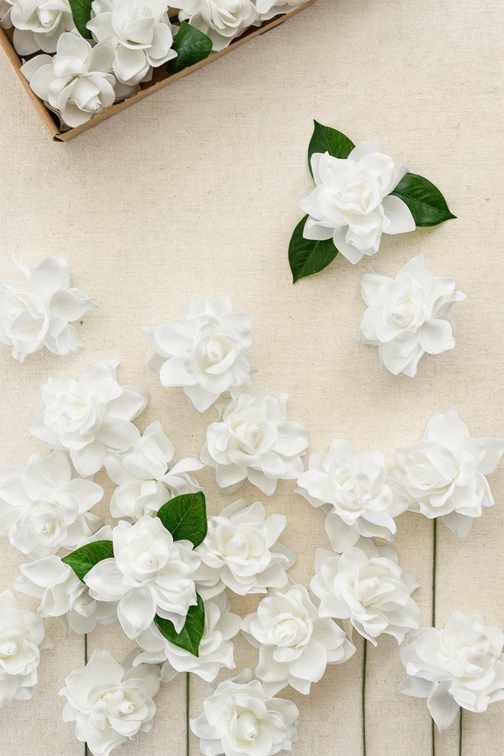 3" Foam Gardenia with Stem - 3 Colors - lingsDev
