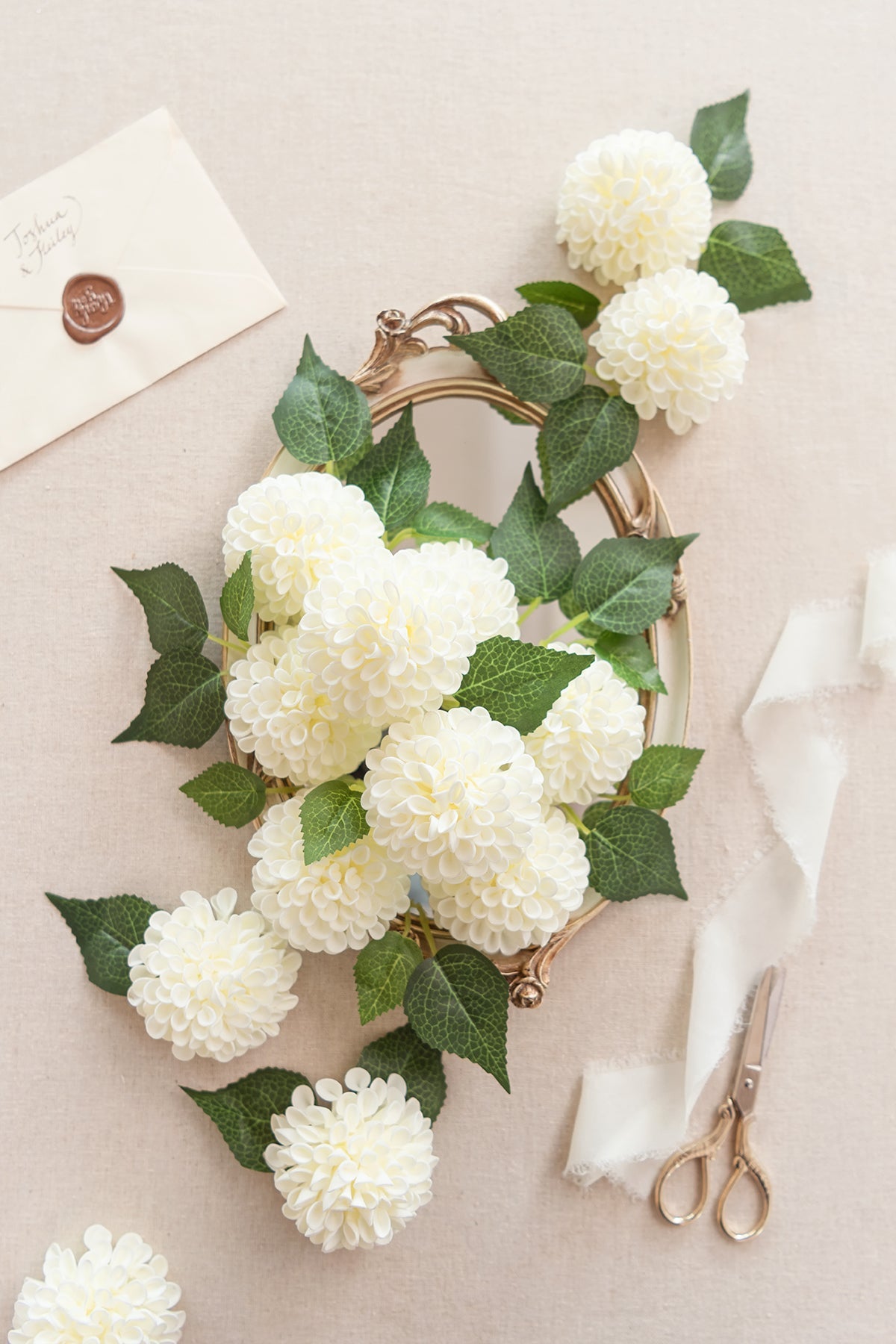 [Gift for $800+] 2.5" Foam Dahlia with Stem - 8 Colors