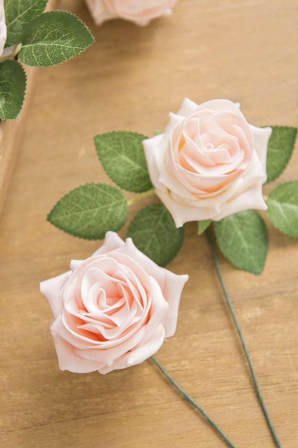 2.5" Foam High-Centerd Rose with Stem - 6 Colors - lingsDev