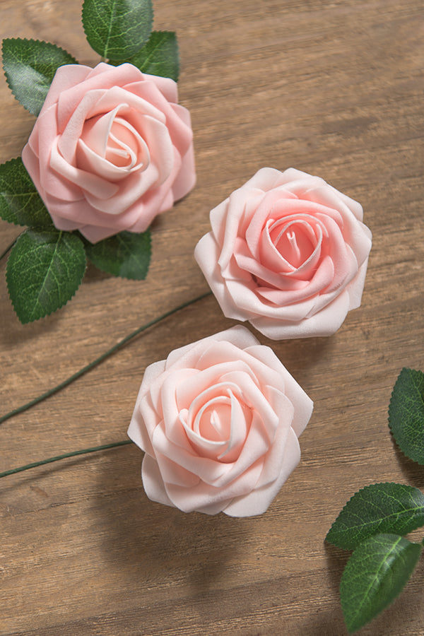 3" Foam Rose with Stem - 59 Colors F3