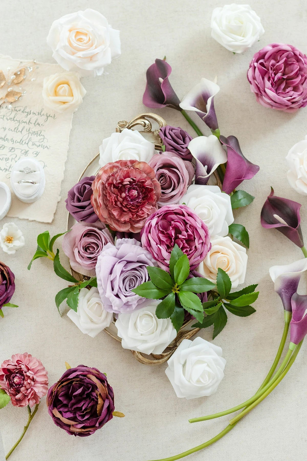 Lilac Purple Designer Flower Boxes