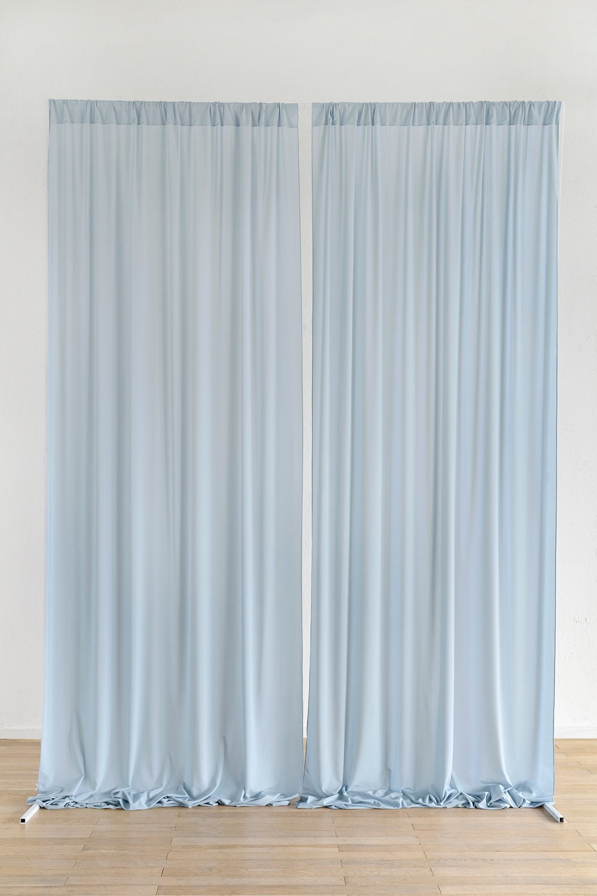 Sheer Backdrop Curtain Panels 60"w x 10FT (Set of 2) - 7 Colors - lingsDev