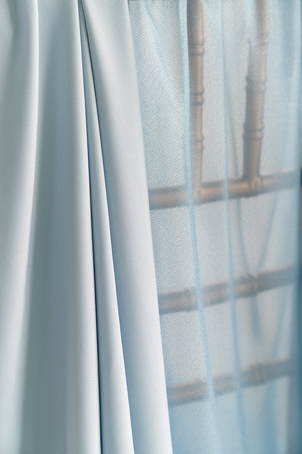 Sheer Backdrop Curtain Panels 60"w x 10FT (Set of 2) - 7 Colors - lingsDev