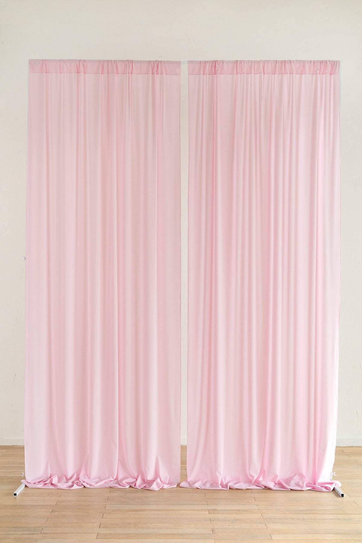 Sheer Backdrop Curtain Panels 60"w x 10FT (Set of 2) - 7 Colors - lingsDev
