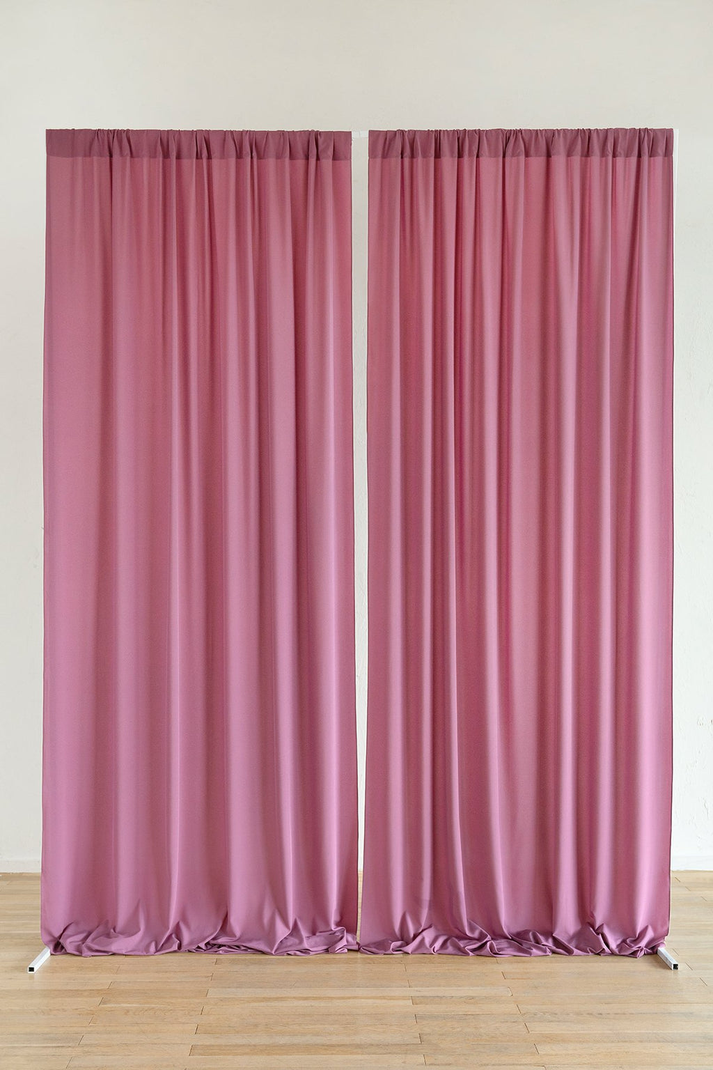 Sheer Backdrop Curtain Panels 60"w x 10FT (Set of 2) - 7 Colors - lingsDev