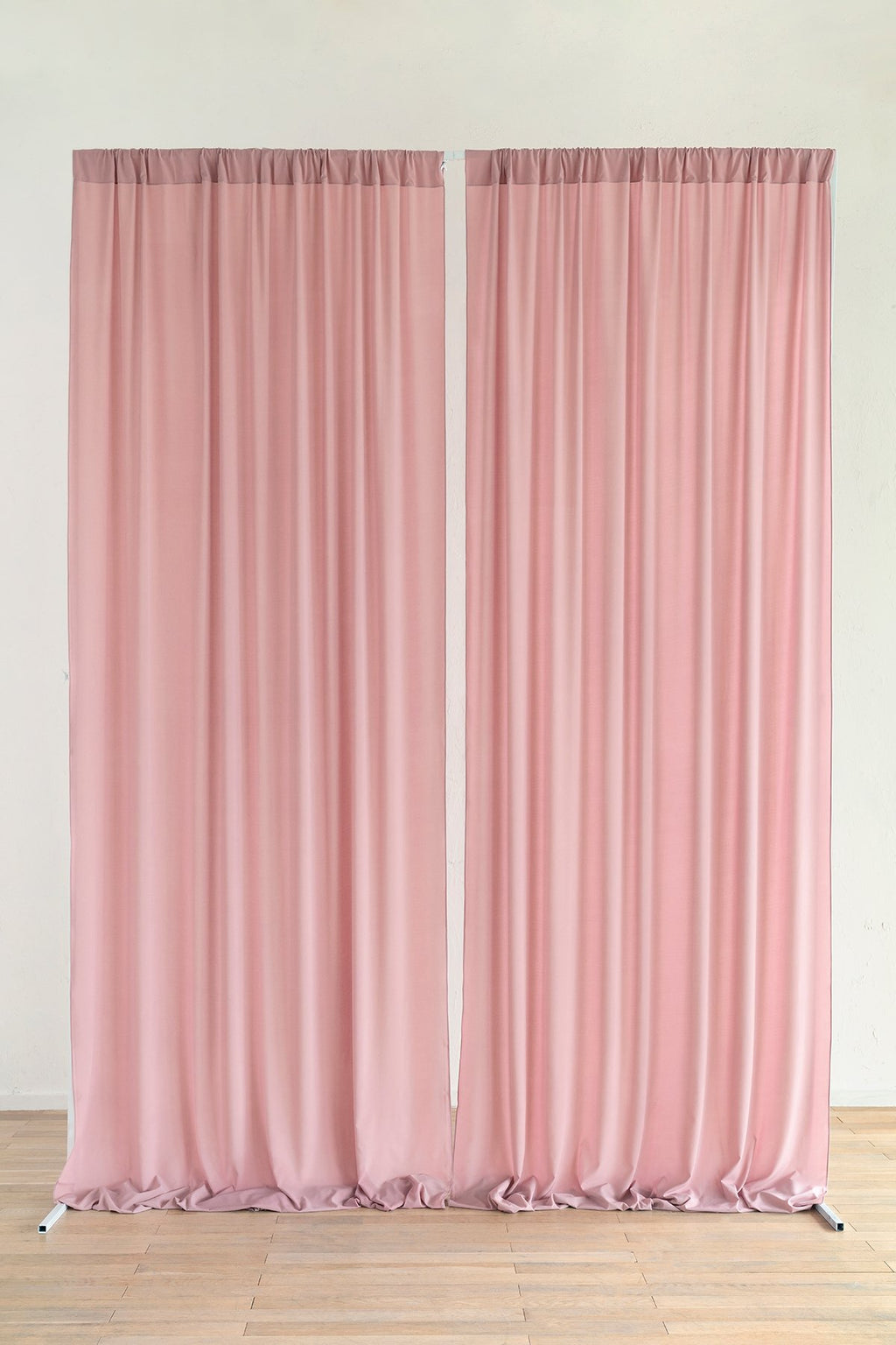 Sheer Backdrop Curtain Panels 60"w x 10FT (Set of 2) - 7 Colors - lingsDev