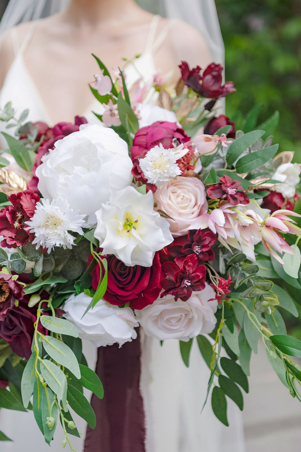 Burgundy & Marsala Flowers Box Set - 26 Styles - lingsDev