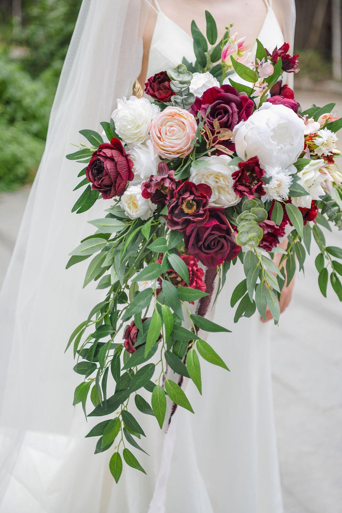 Natural Touch Peony Designer Flower Boxes