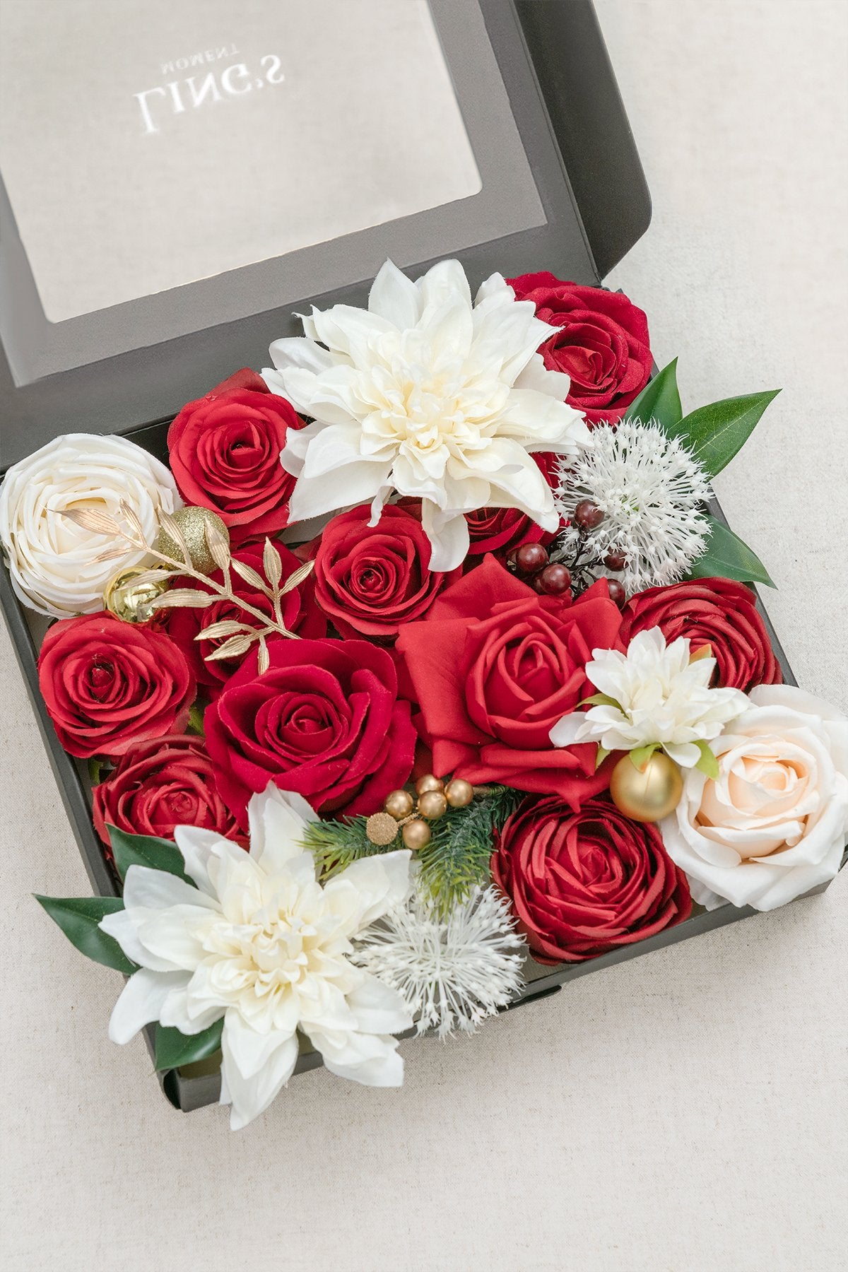 Burgundy & Marsala Flowers Box Set - 26 Styles - lingsDev