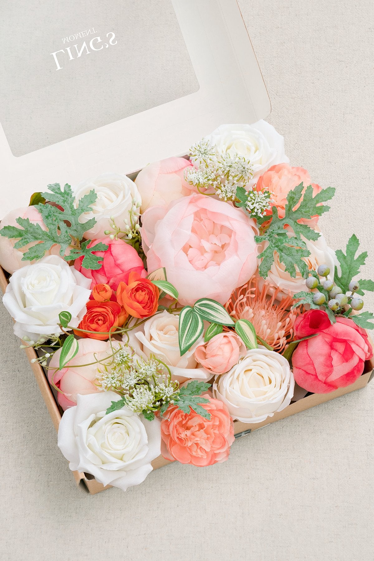 Blush & Peach Flowers Box Set - 34 Styles - lingsDev