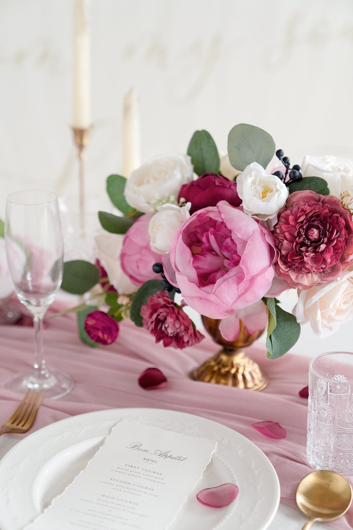 Burgundy & Marsala Flowers Box Set - 26 Styles - lingsDev