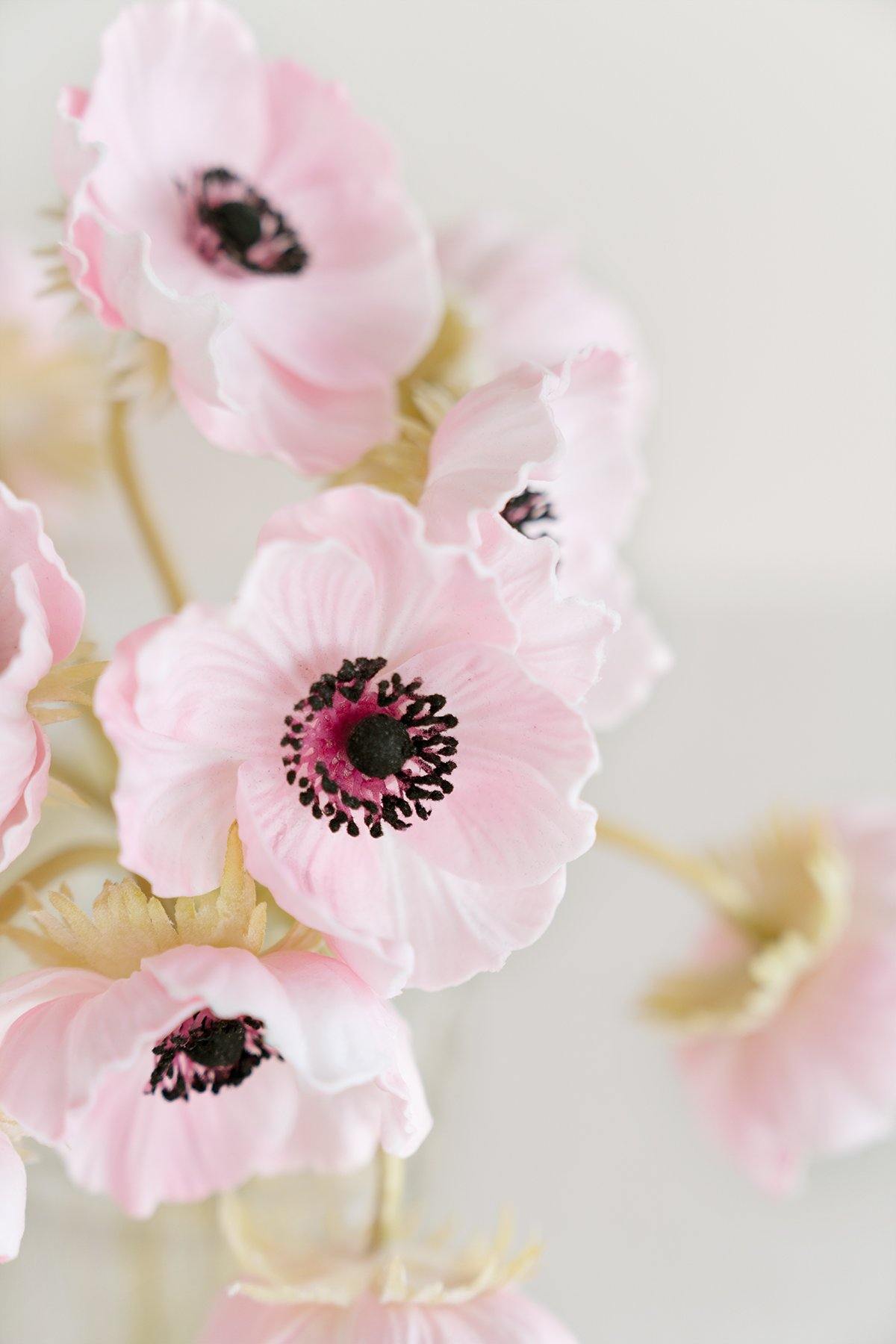 2.75" Poppy with Long Stem - 5 Colors - lingsDev