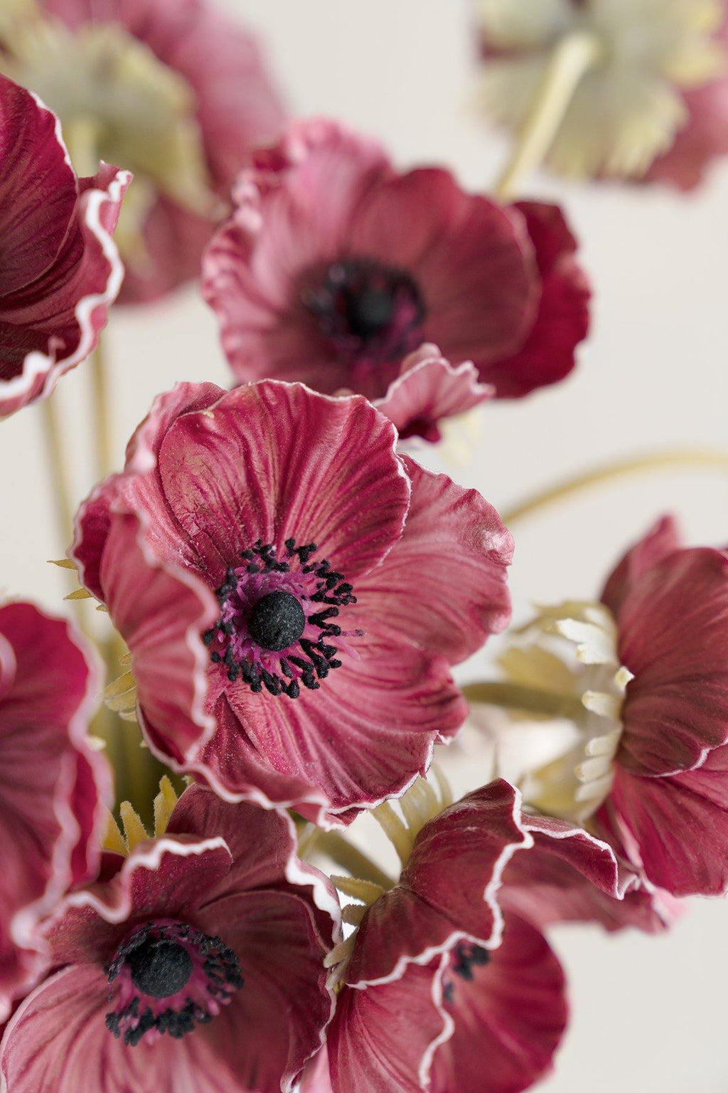 2.75" Poppy with Long Stem - 5 Colors - lingsDev