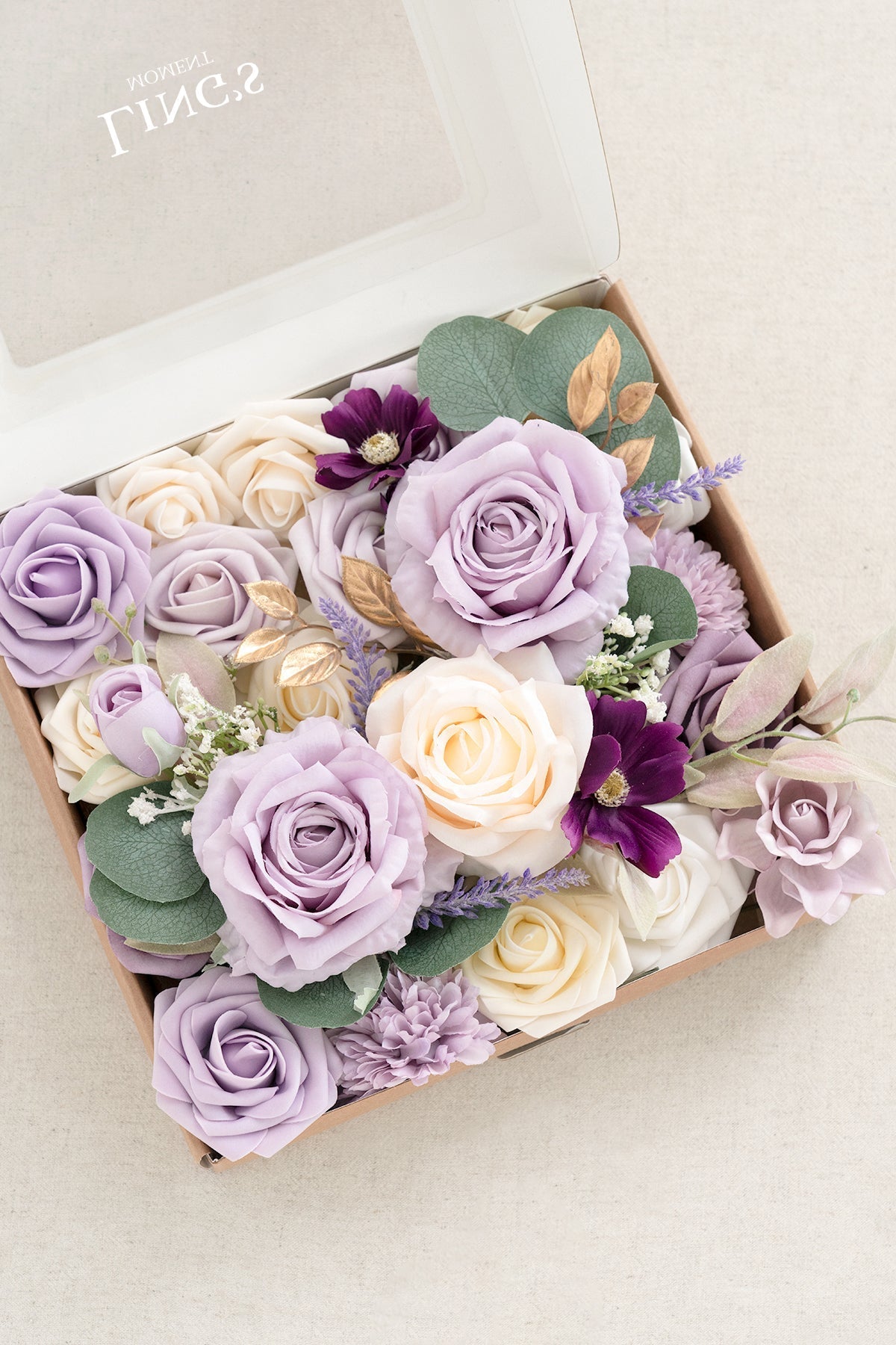 Lilac Purple Designer Flower Boxes