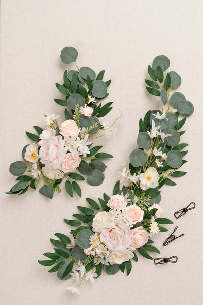 Flower Sign Décor (Set of 2) - Elegant Blush - lingsDev