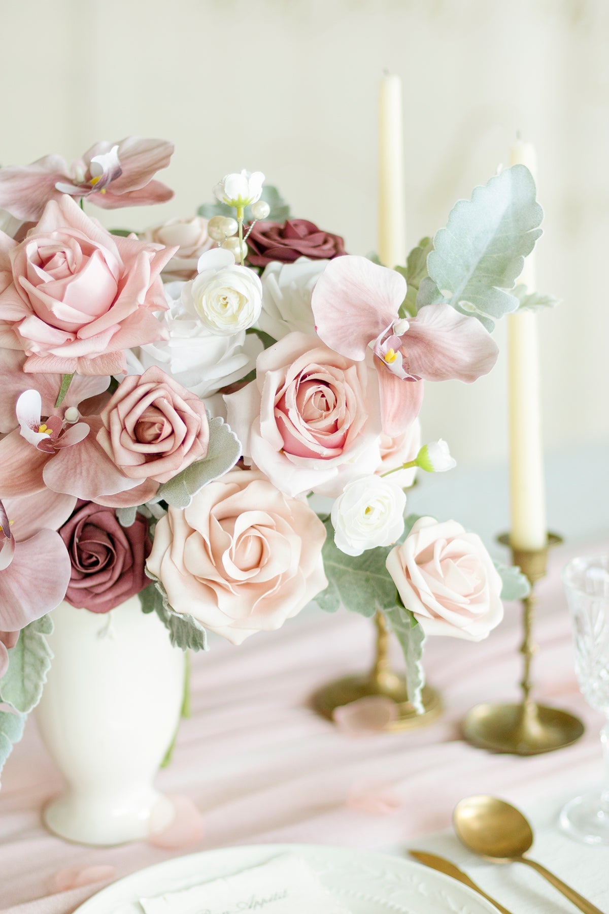 Dusty Rose Designer Flower Boxes