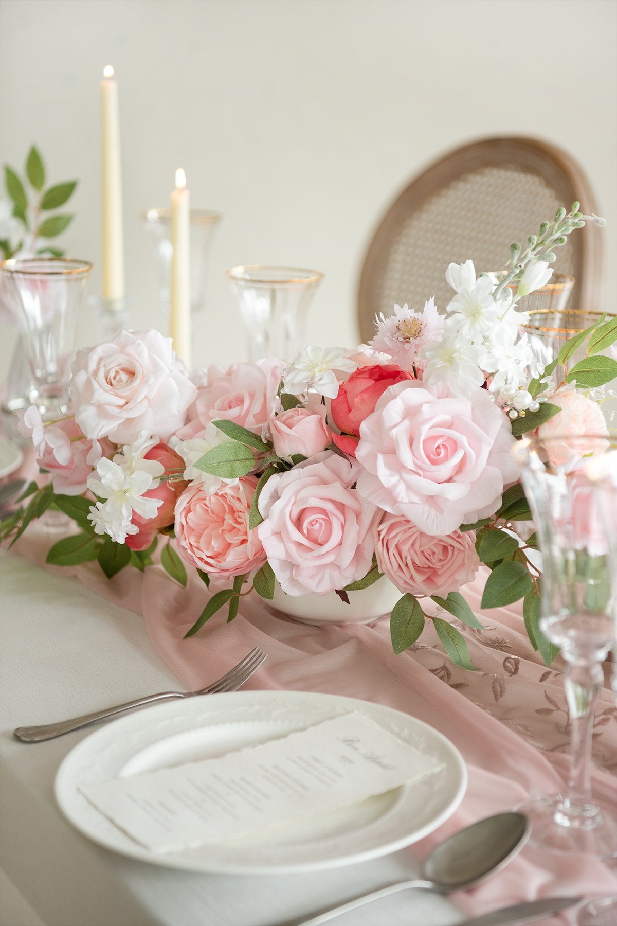 Flowers Box Set for DIY - Blush & Cream Theme - lingsDev