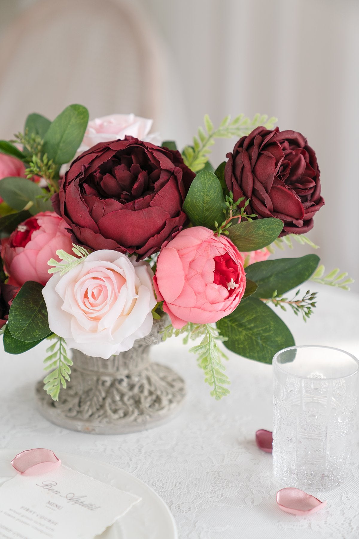 Burgundy & Marsala Flowers Box Set - 26 Styles - lingsDev