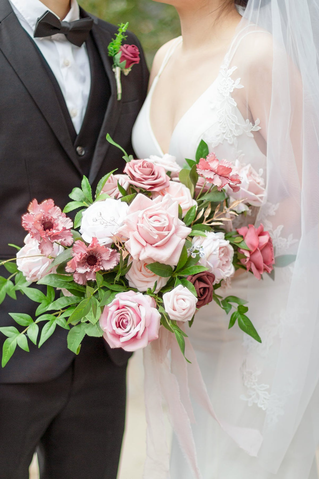 Dusty Rose Designer Flower Boxes