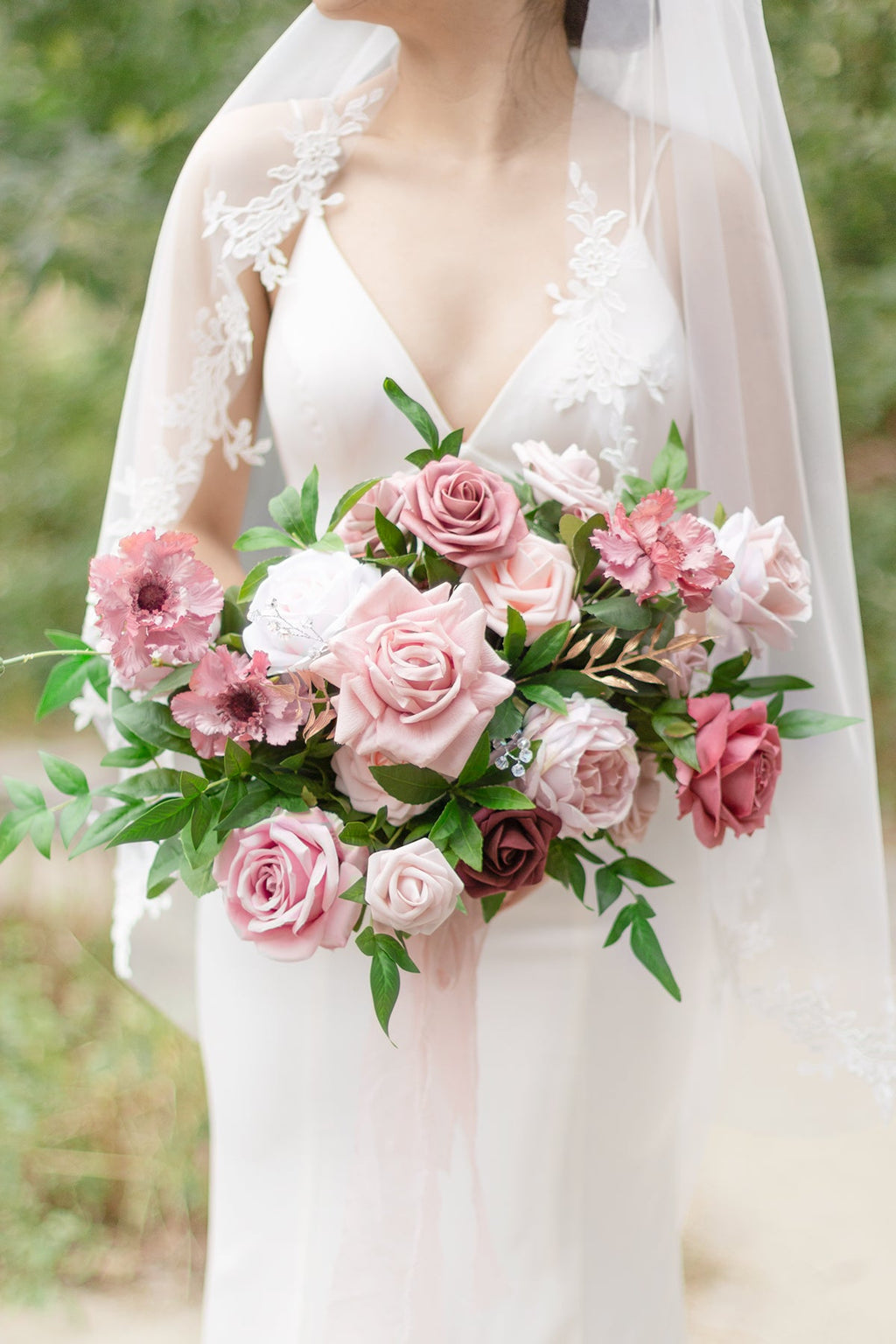 Dusty Rose Designer Flower Boxes