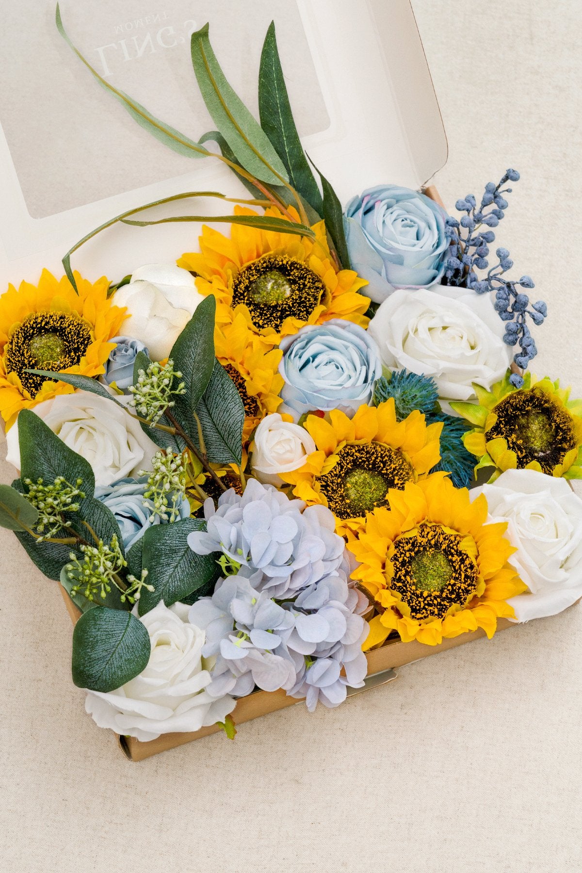 Dusty Blue Flowers Box Set - 11 Styles - lingsDev
