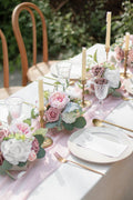 Half Moon Flower Ball Centerpiece (Set of 6) - Dusty Rose - lingsDev