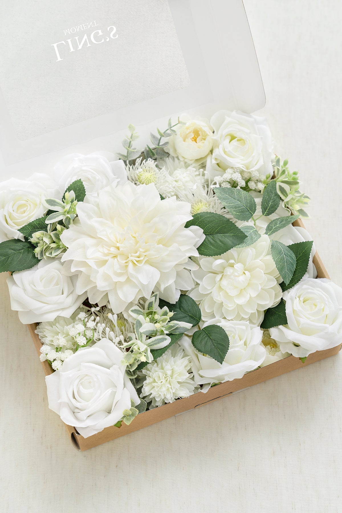 Silk Dahlia Designer Flower Boxes