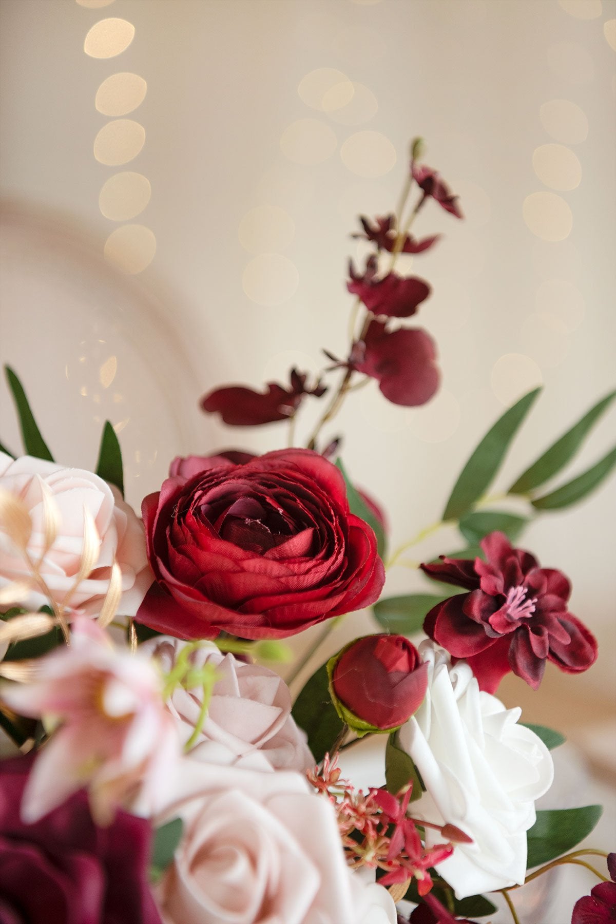 Burgundy & Marsala Flowers Box Set - 26 Styles - lingsDev