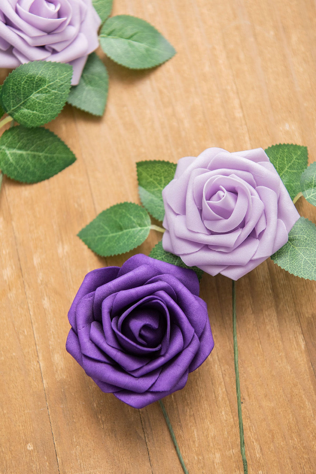 3" Foam Rose with Stem - 59 Colors F3