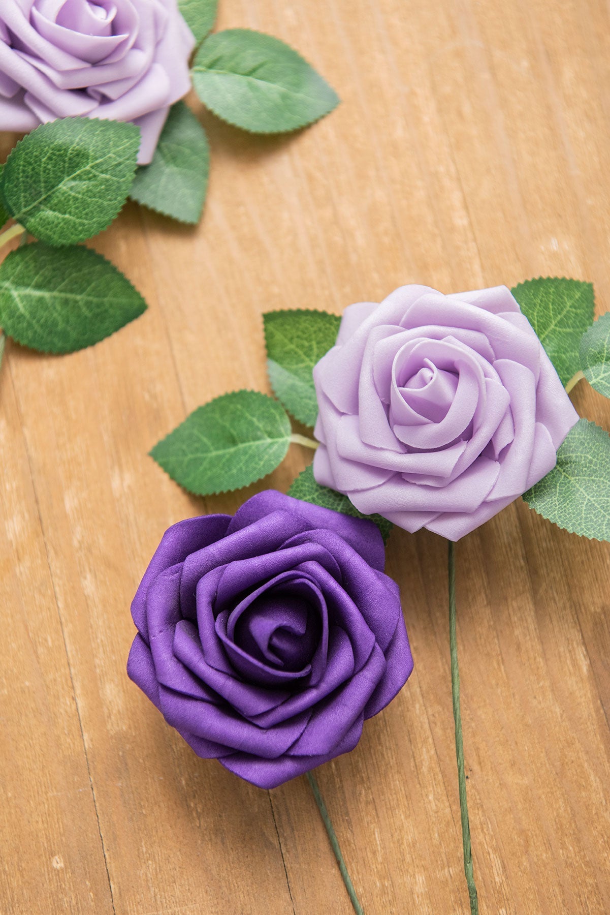 3" Foam Rose with Stem - 59 Colors F3