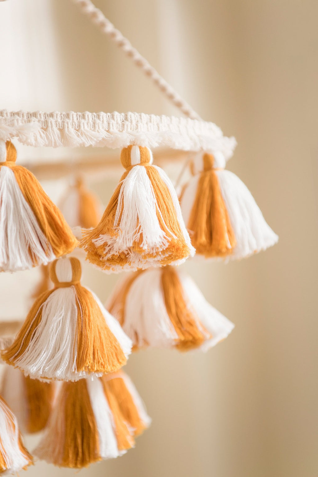 Tasseled Lampshade - 2 Colors