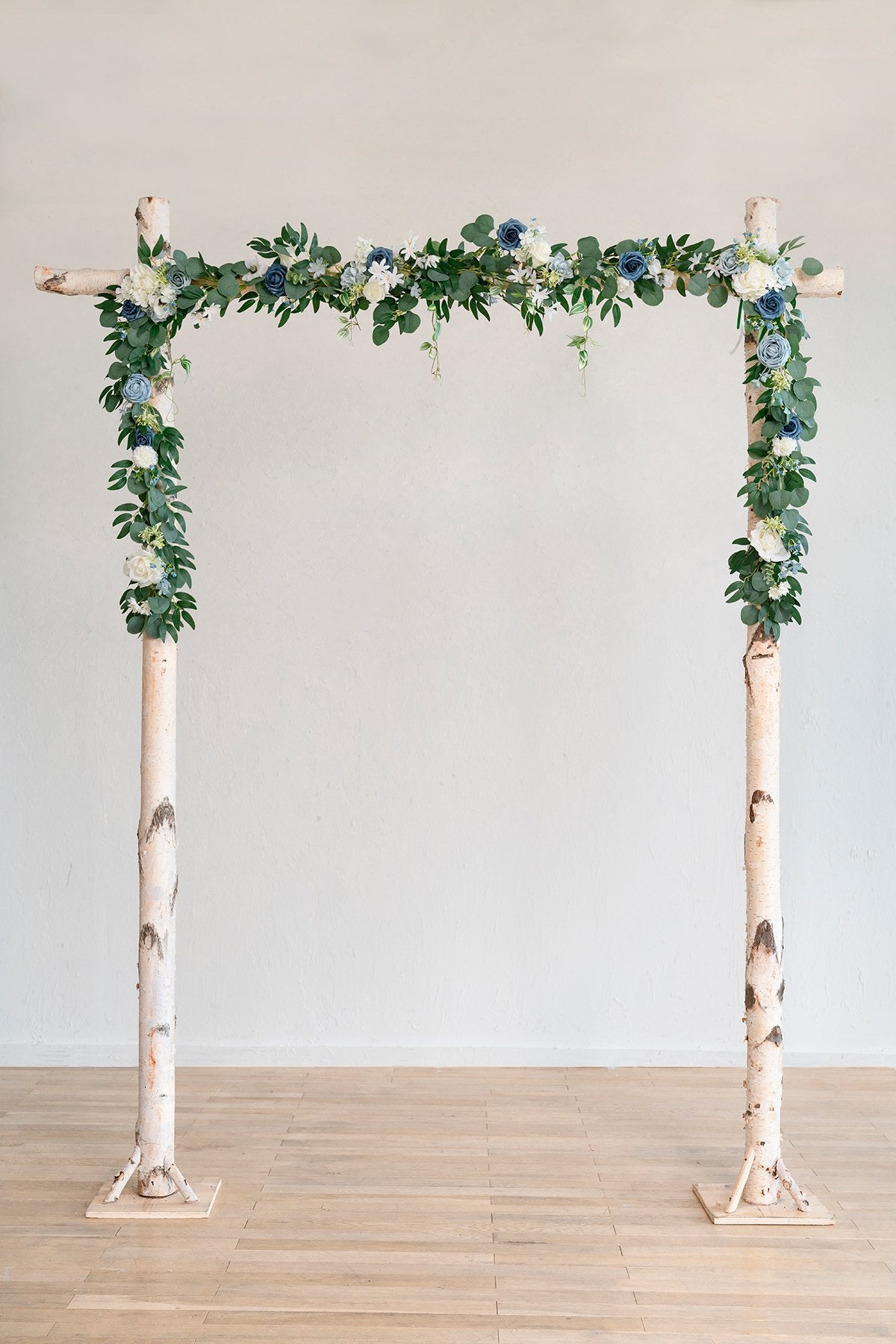 Arch Flower Garland 6.5FT (Set of 2) - Dusty Blue - lingsDev