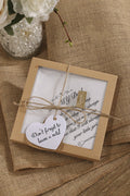 Wedding Handkerchief for Dad & Mom - Ling's moment