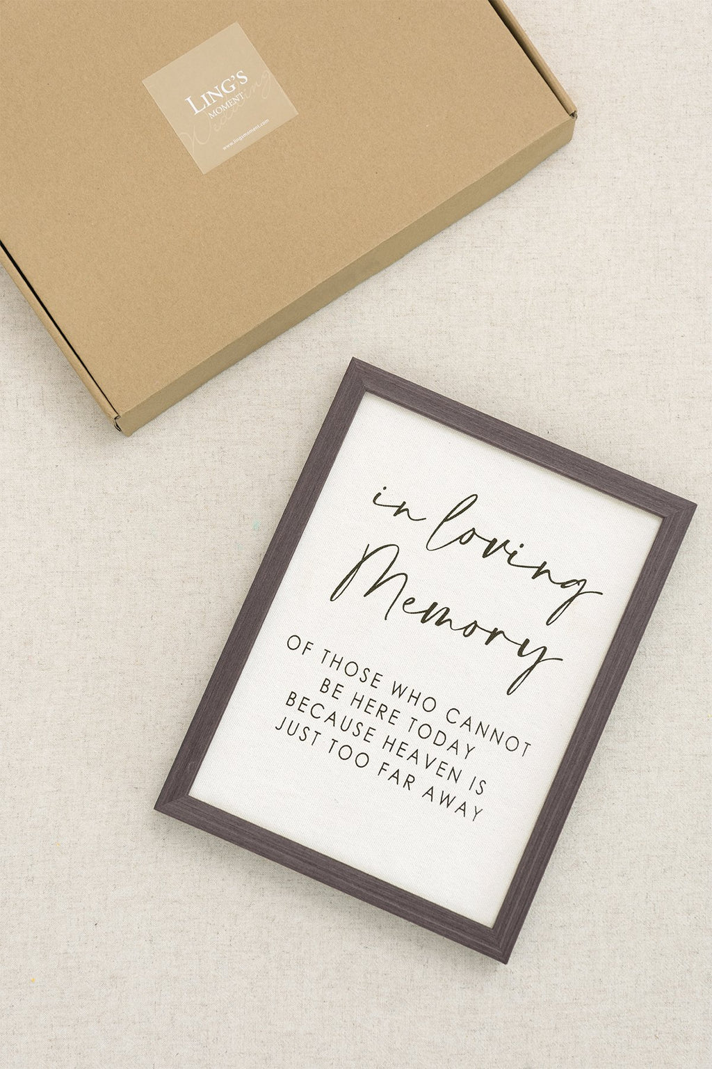 Wedding Sign for Remembrance Table - In Loving Memory - lingsDev
