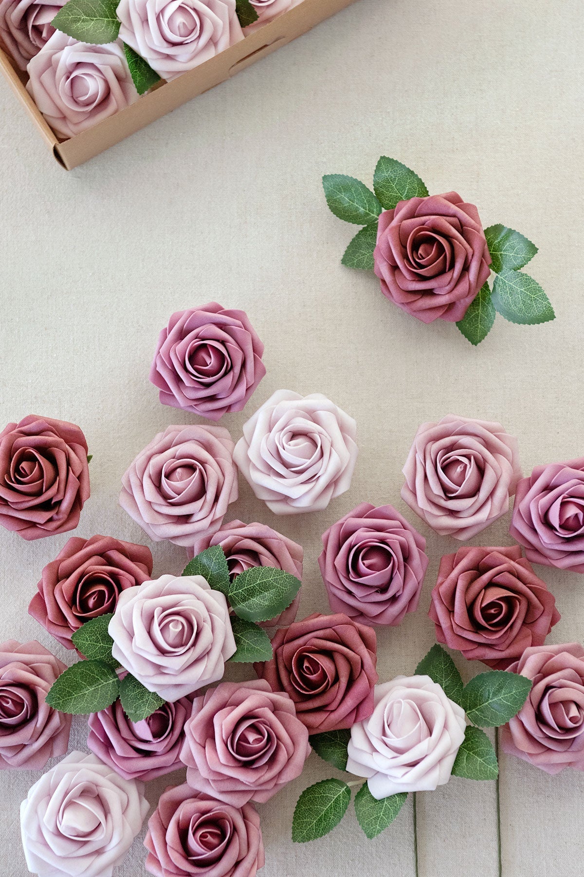 3" Foam Rose with Stem - 59 Colors F3