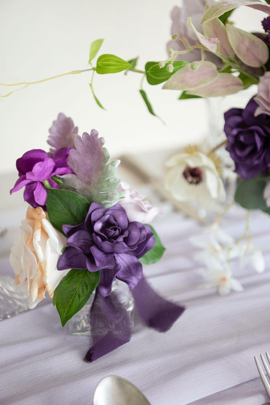 3" Foam Gardenia with Stem - 3 Colors - lingsDev