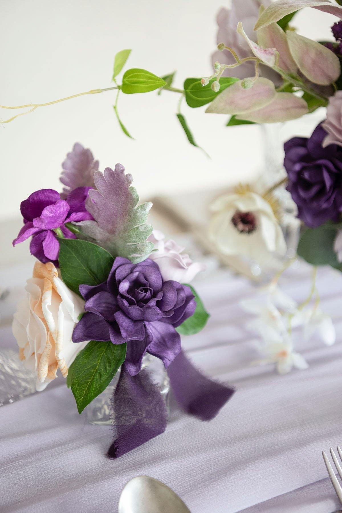 3" Foam Gardenia with Stem - 3 Colors - lingsDev