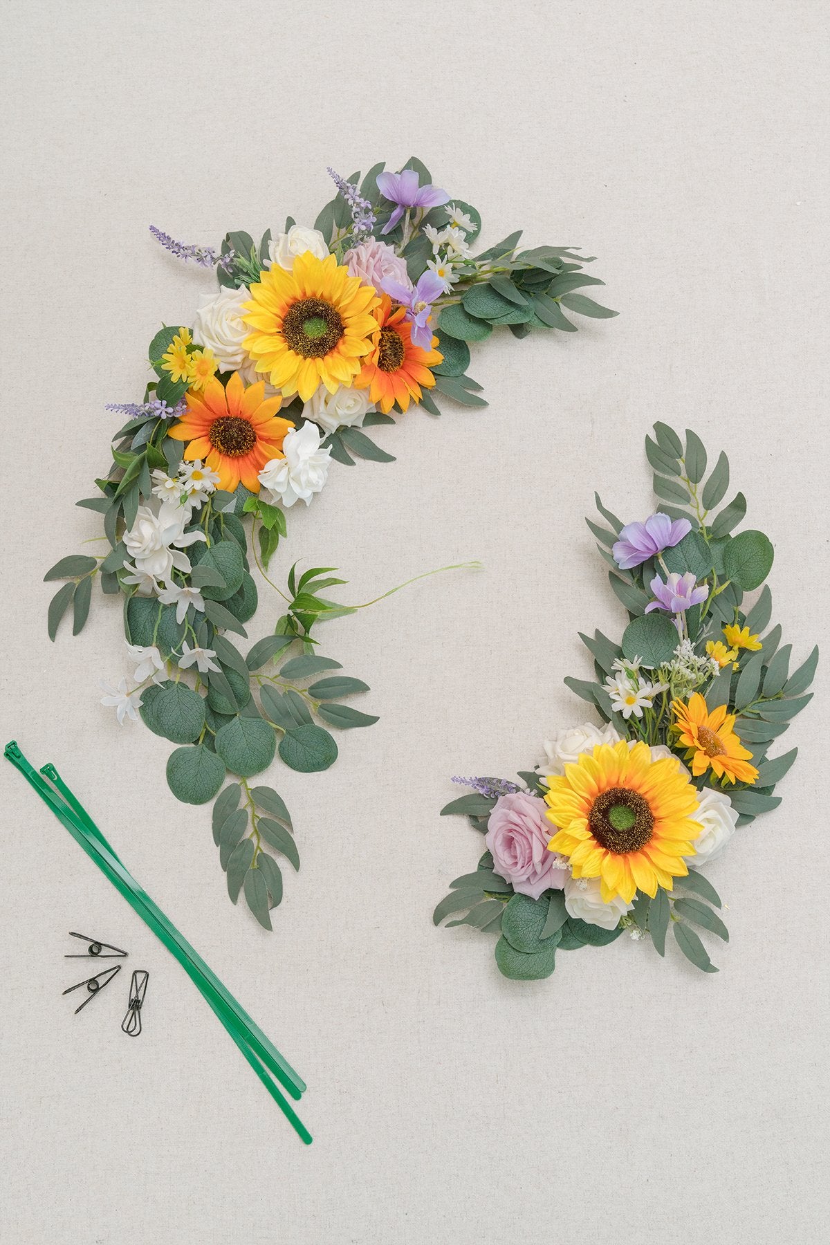 Flower Sign Décor (Set of 2) - Sunflowers & Lavender - lingsDev