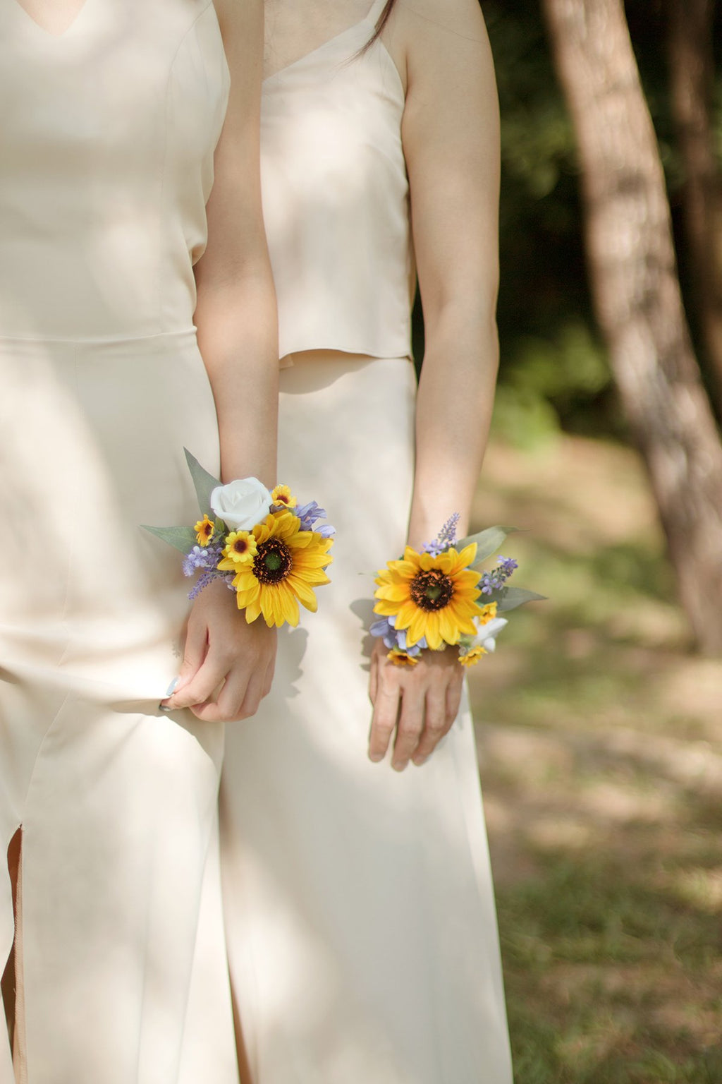 Wrist Corsages (Set of 6) - Sunflowers - lingsDev