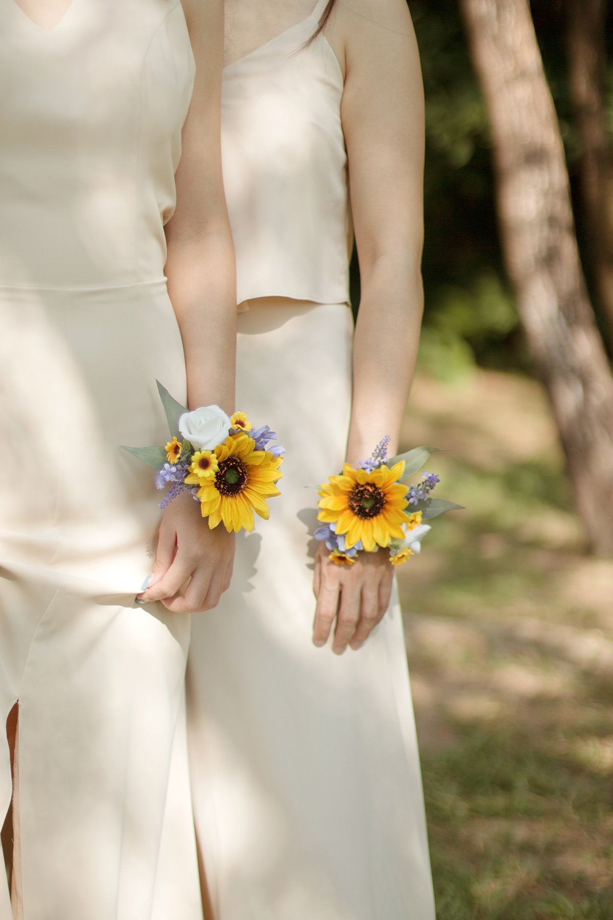 Wrist Corsages (Set of 6) - Sunflowers - lingsDev