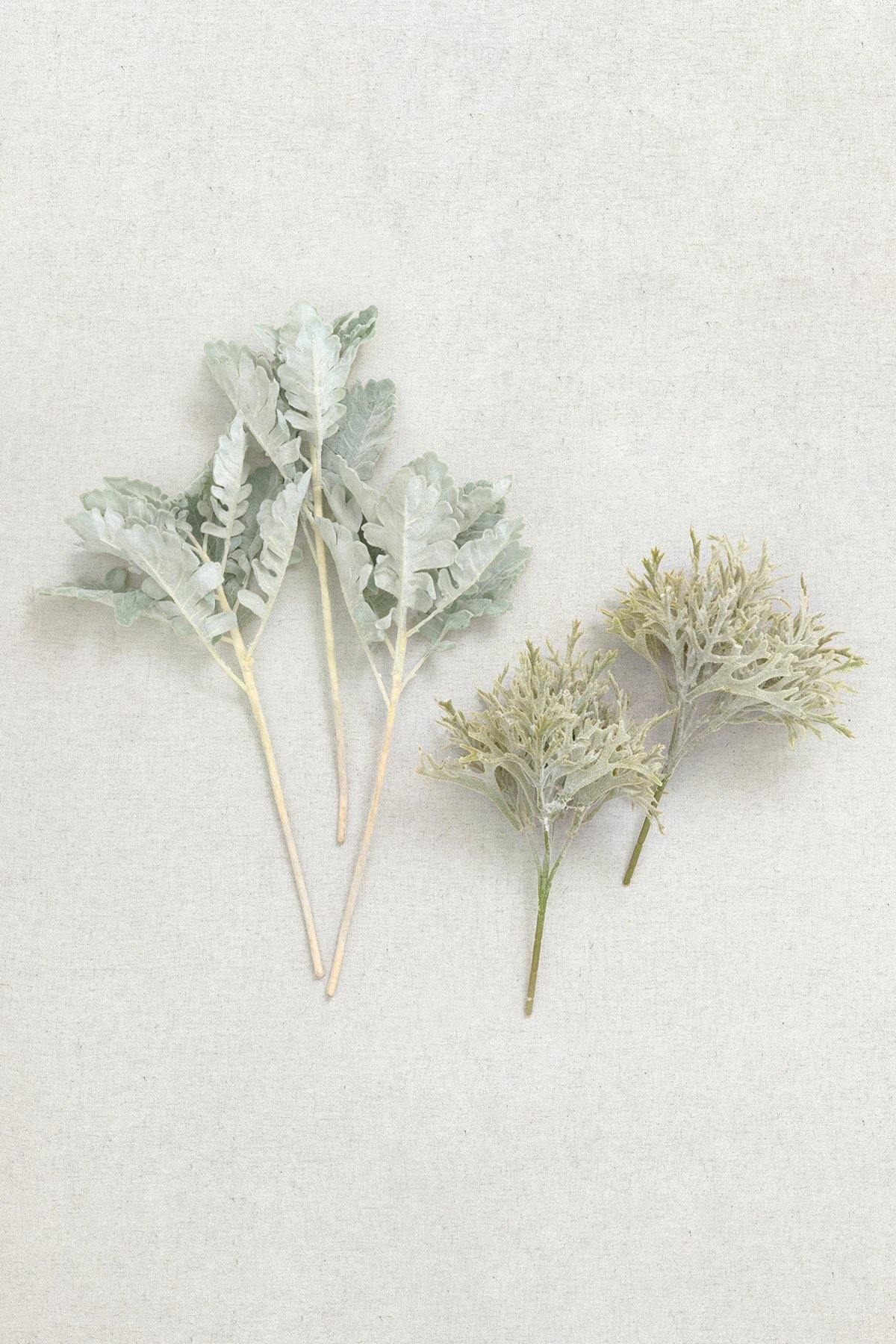 Willow Dusty Miller & Silver Ragwort Spray - lingsDev