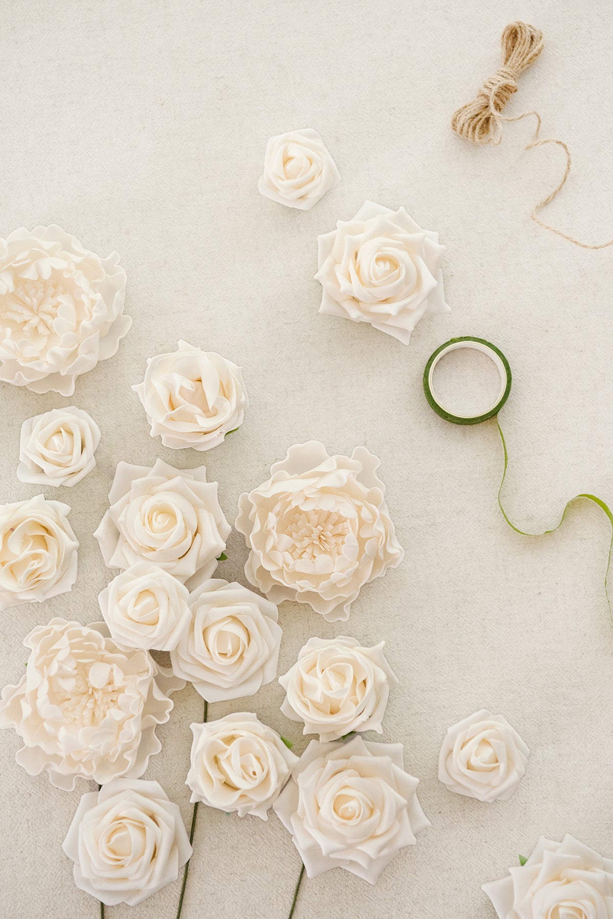 Natural White & Ivory Designer Flower Boxes
