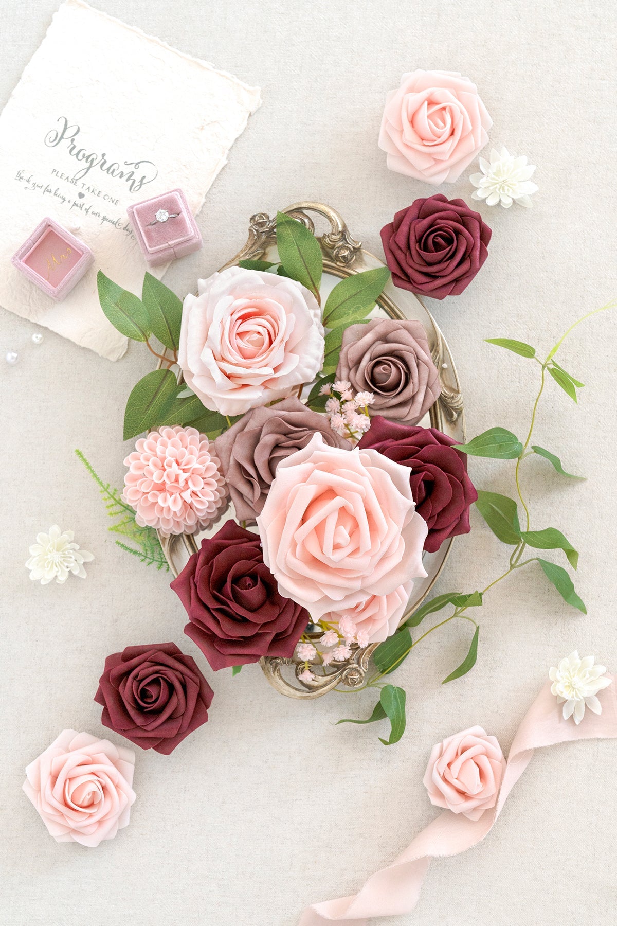 Dusty Rose Designer Flower Boxes