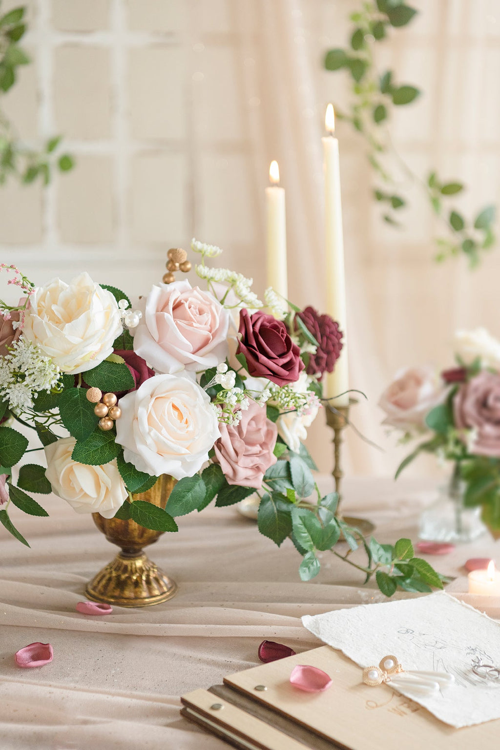 Dusty Rose Designer Flower Boxes