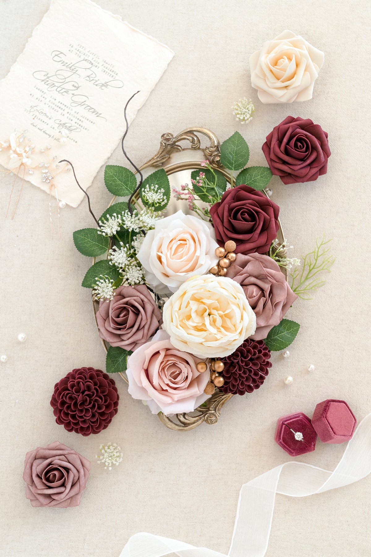 Dusty Rose Designer Flower Boxes