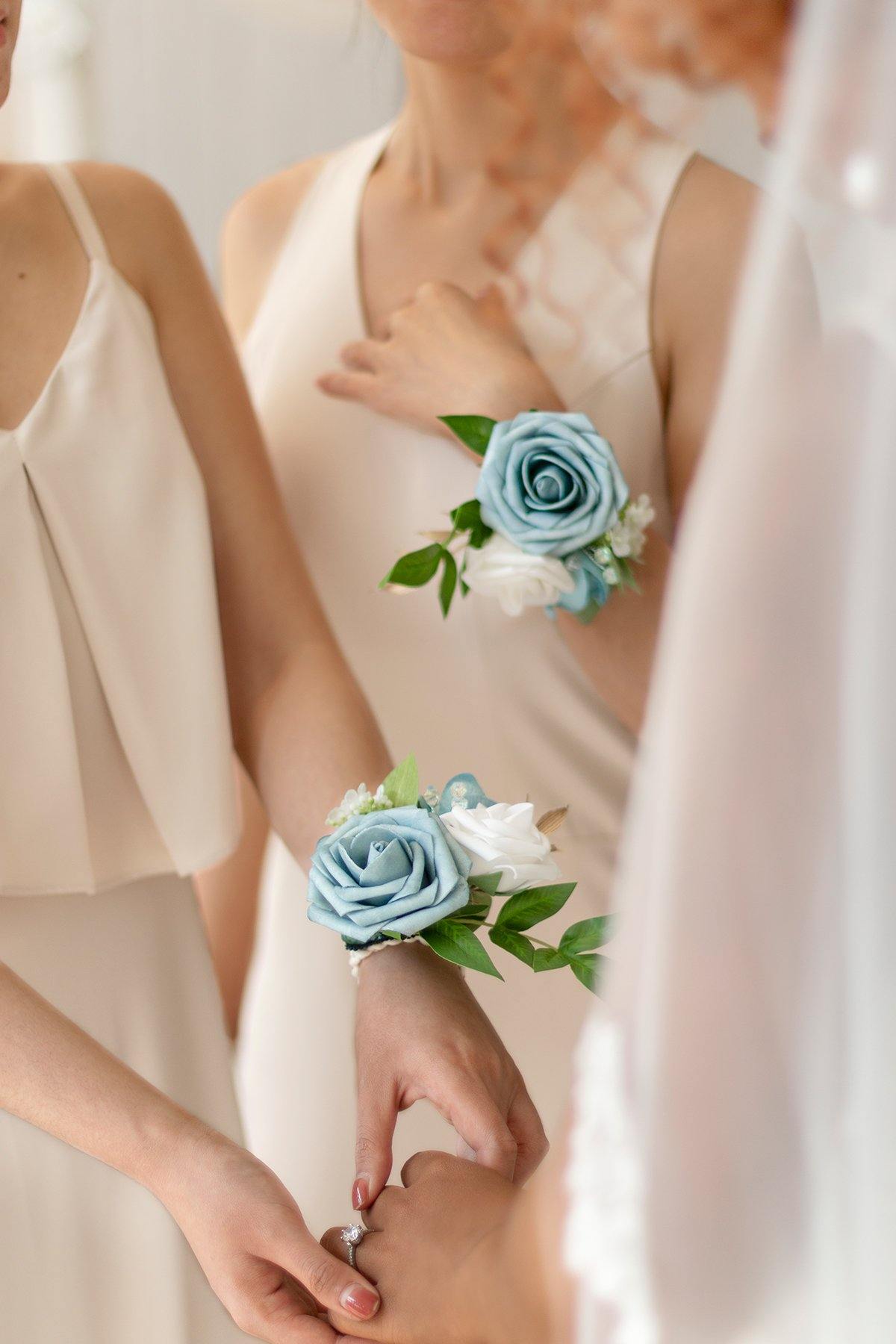 Dusty Blue Wedding Flowers & Greenery DIY Packages - 2 Sizes - lingsDev