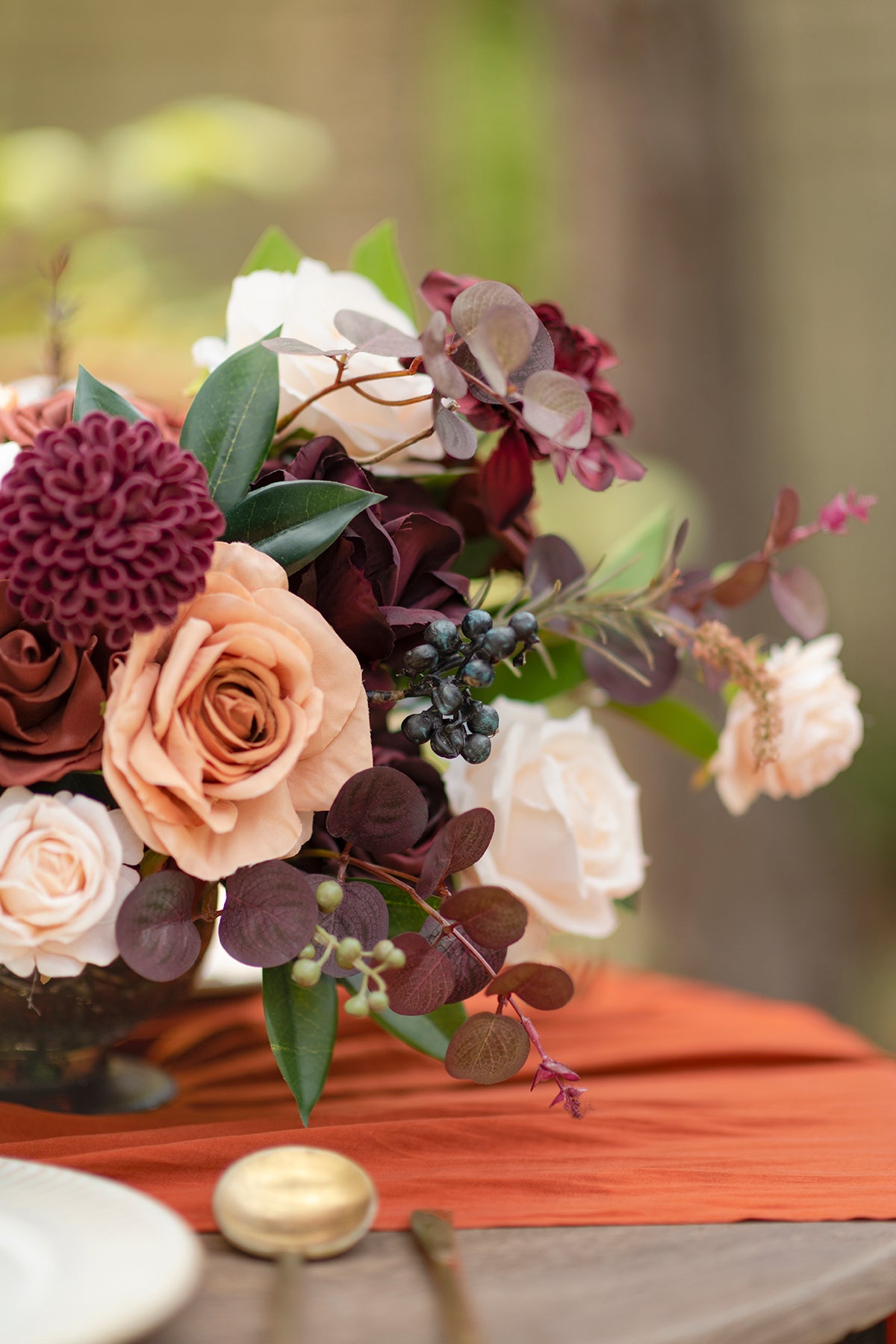 Silk Dahlia Designer Flower Boxes