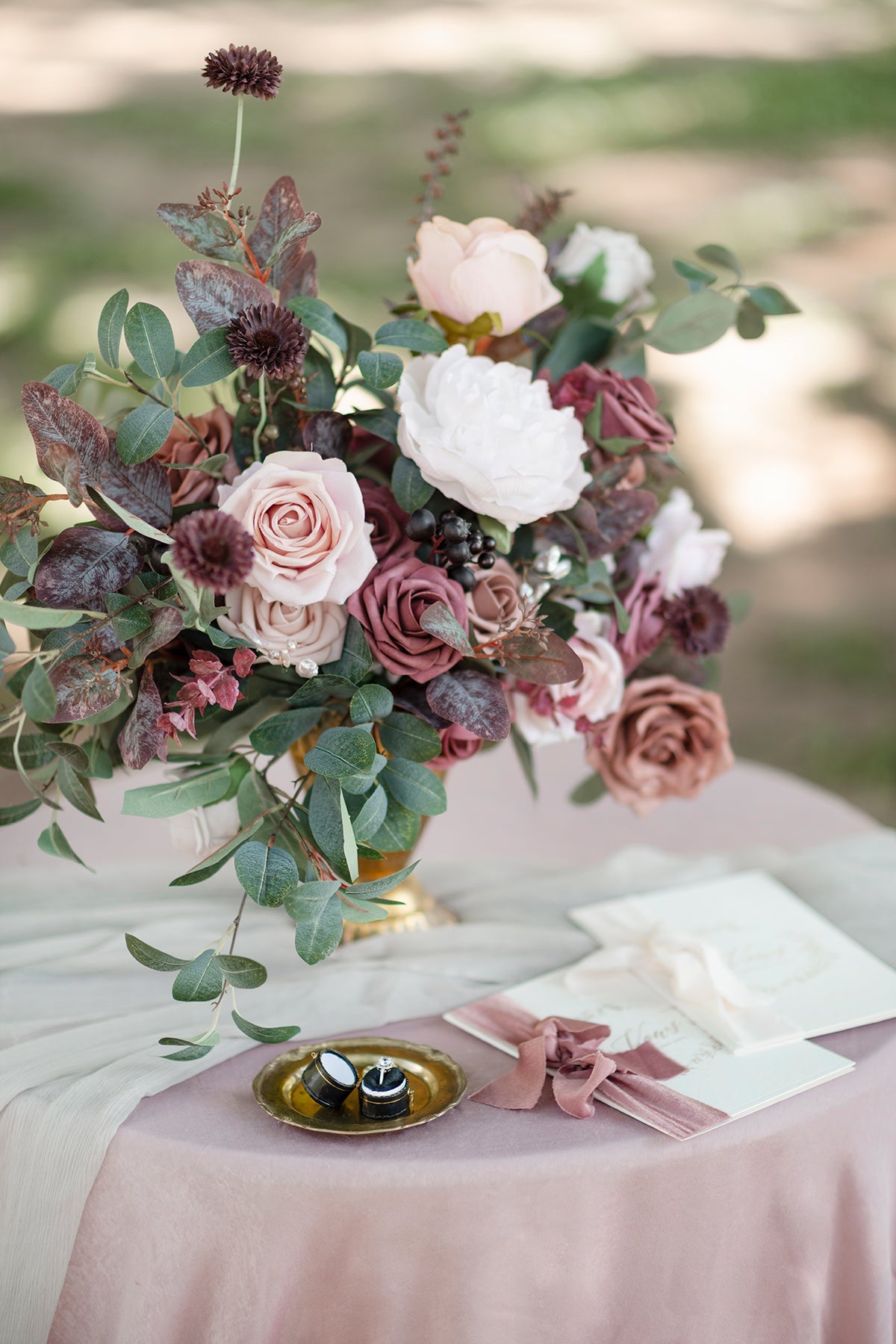 Dusty Rose Designer Flower Boxes