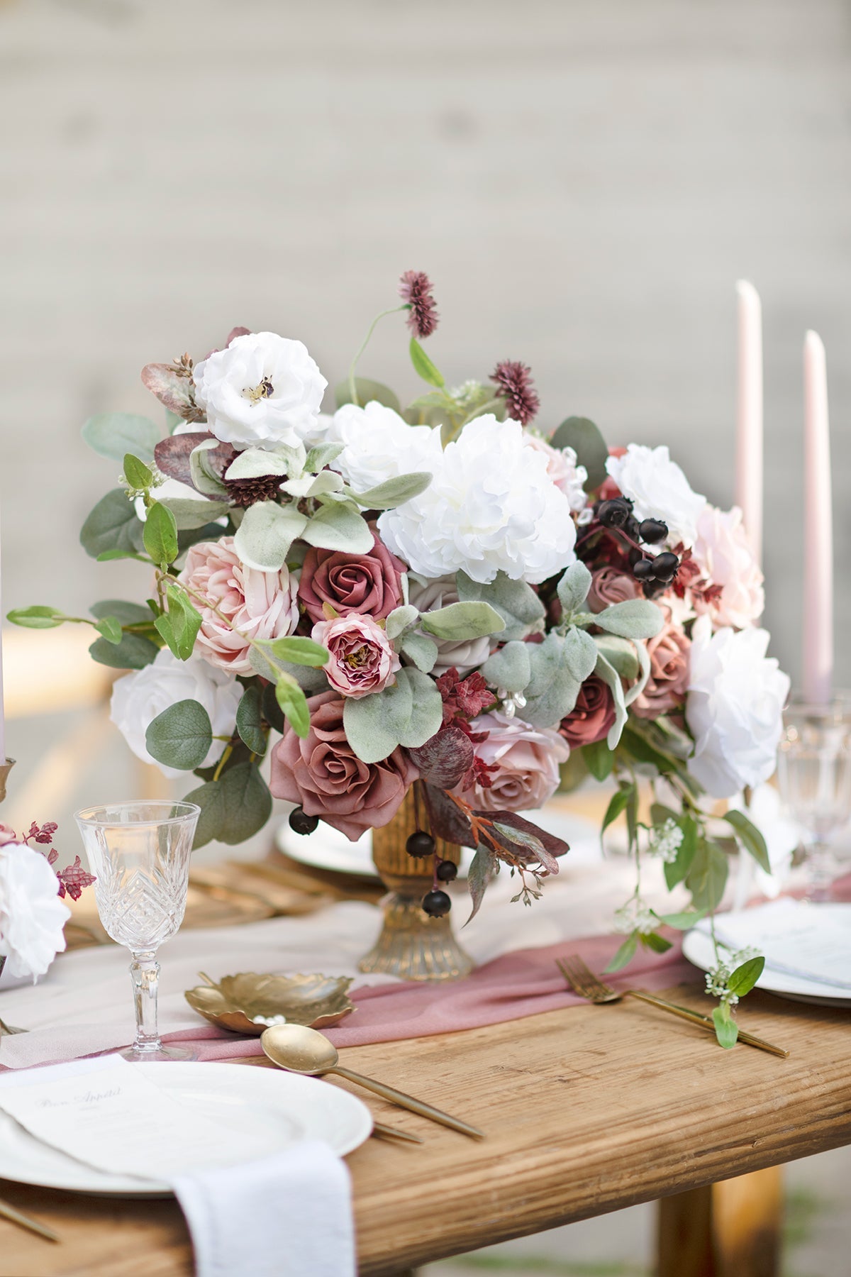 Dusty Rose Designer Flower Boxes