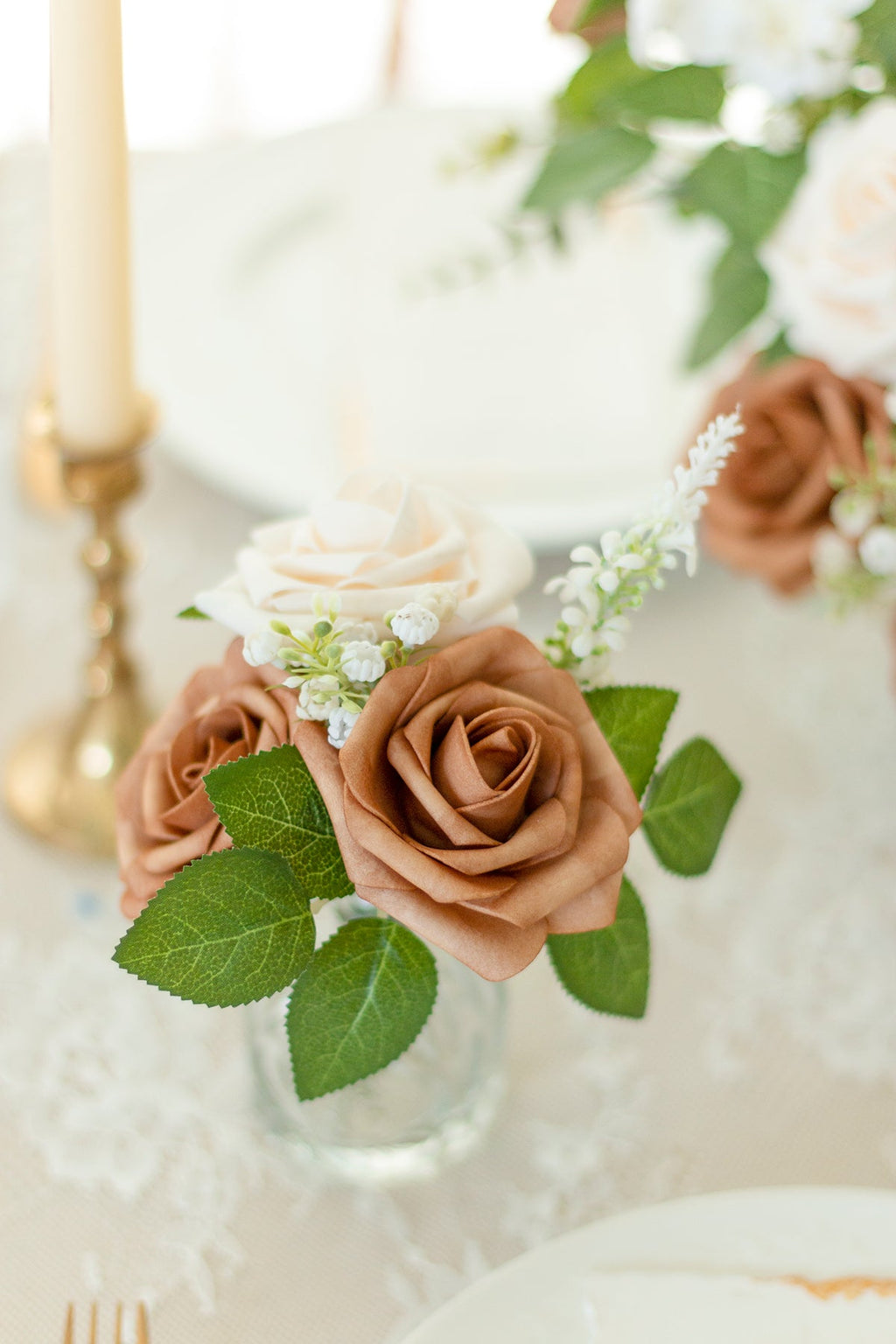 3" Foam Rose with Stem - 59 Colors F3